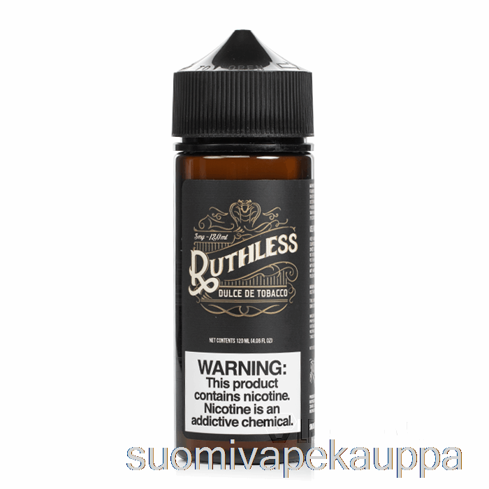 Vape Nesteet Dulce De Tobacco - Häikäilemättömät Höyryt - 120ml 3mg